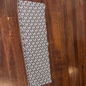 Michael Kors Monogram Black and White Scarf